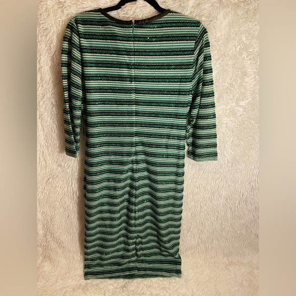 EVA MENDES for New York & Company Stripped Midi Dress - Picture 5 of 6